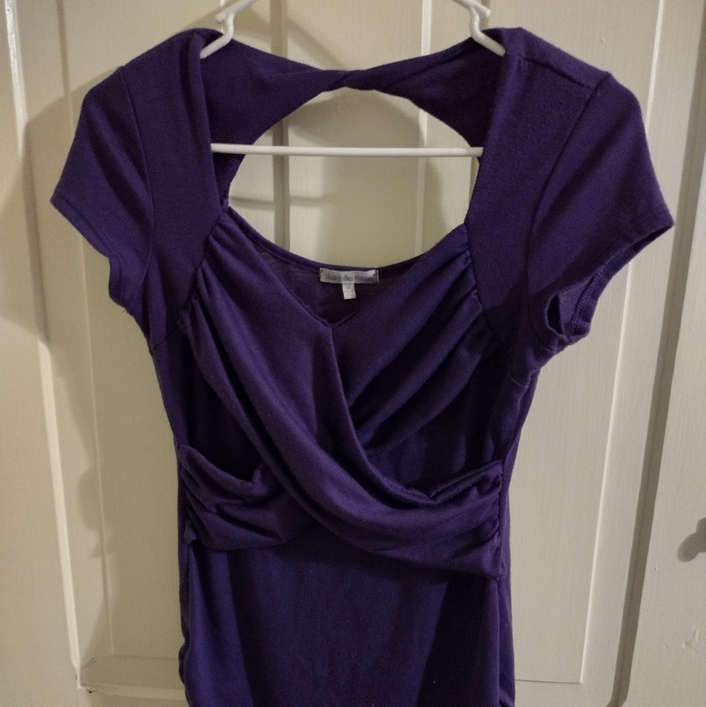 Charlotte Russe Dark Purple Top